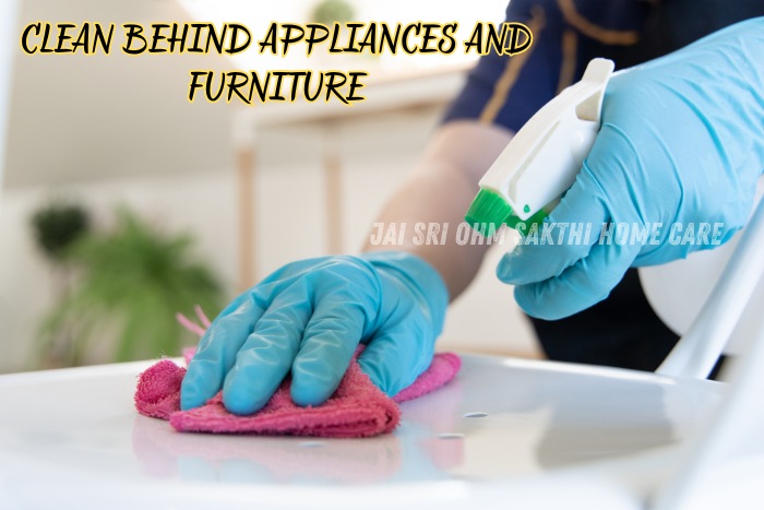 Housekeeping services provided by Jai Sri Ohm Sakthi Home Care in Coimbatore, the focus is on maintaining clean and hygienic living spaces for healthier homes