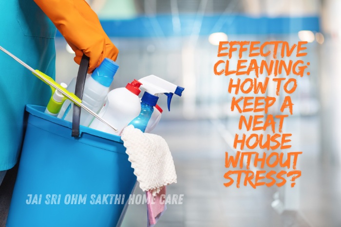 Jai Sri Ohm Sakthi Home Care in Coimbatore provides expert housekeeping services for a clean and stress-free home